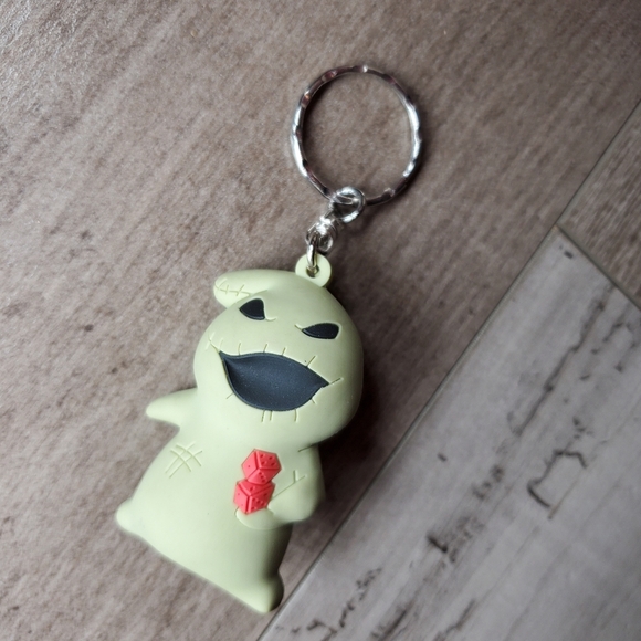 Monogram Disney Nightmare Before Christmas 3D Figural Oogie Boogie Keyring NWOT - Picture 4 of 9